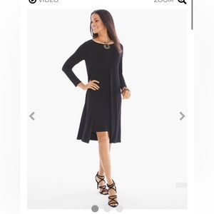 Black Chicos Dress Midi NWT